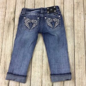 Miss Me Low Rise JE5436P3 Capris Size 25